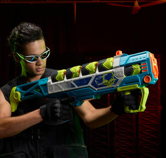 Nerf Rebel Ops Doom Cannon60 Foam Darts & 5 Supershells, Outdoor Action Play (Ages 8+)
