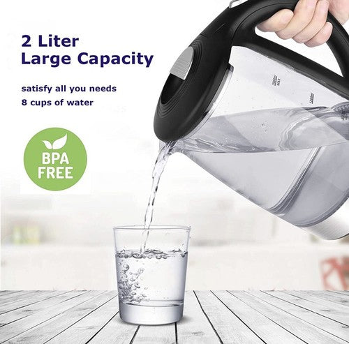BPA-Free Stainless Steel Electric 2.0L Kettle Glass Hot Water Kettle