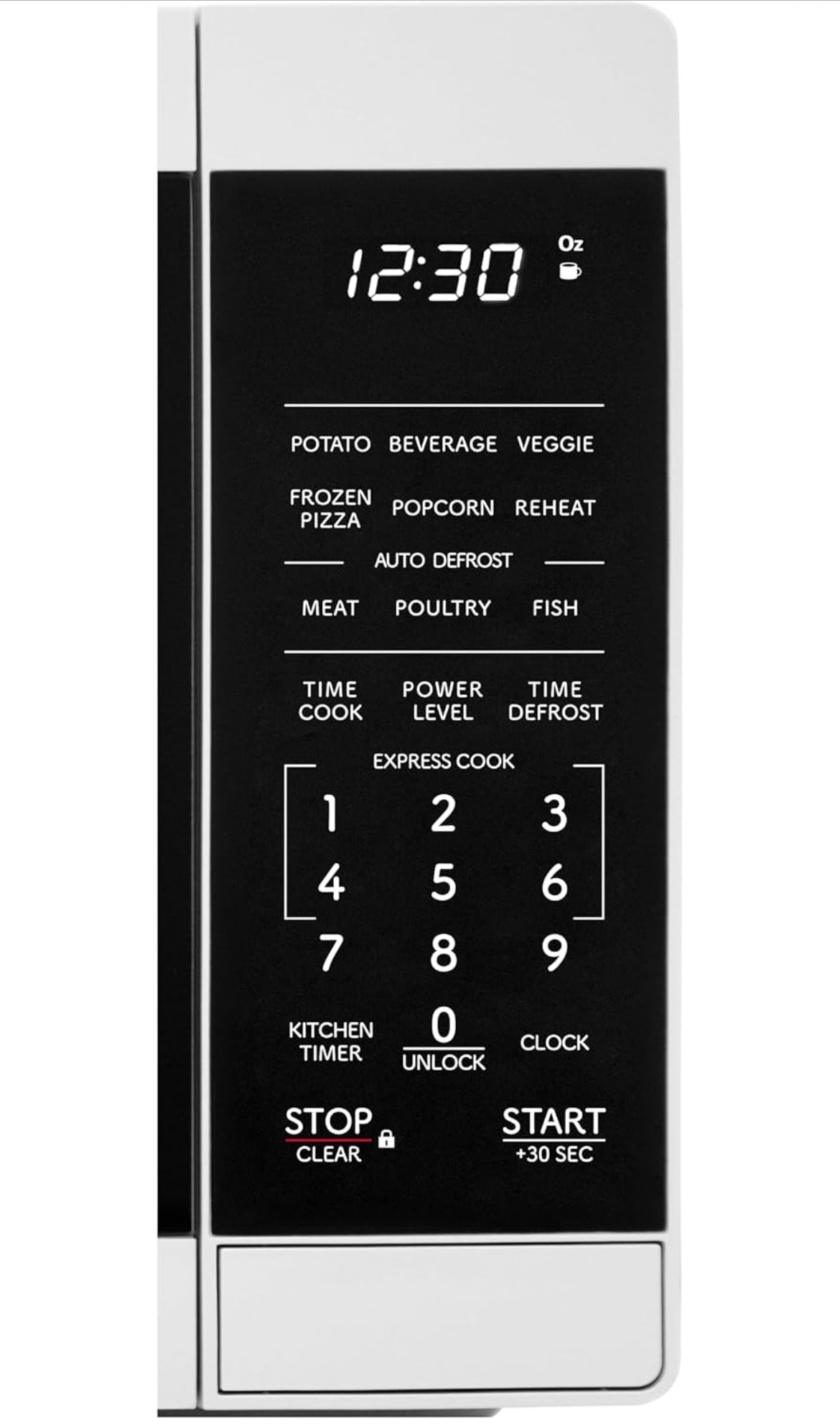 Sharp SMC0760KW 0.7 cu. ft. 700W White Countertop Microwave Oven
700 Watt, Removable 10" Carousel Turntable