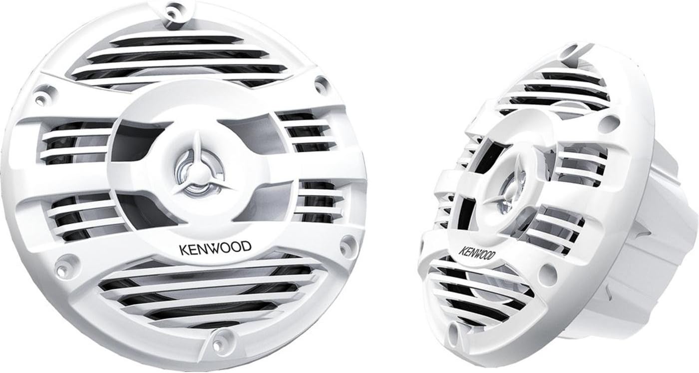 Kenwood KFC-1653MRW 6.5" 2-rigting mariene luidsprekers - Paar