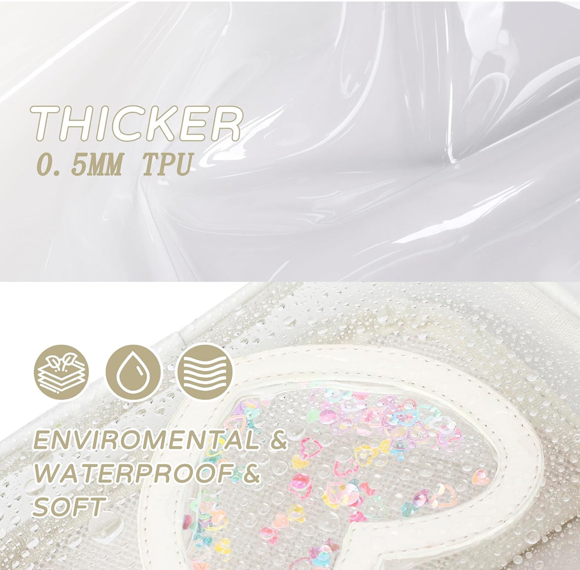 Clear Crossbody Bag for Women Girls Kids Purse Toddlers Shoulder Messenger Handbags Transparent Bags Wallet Pouch