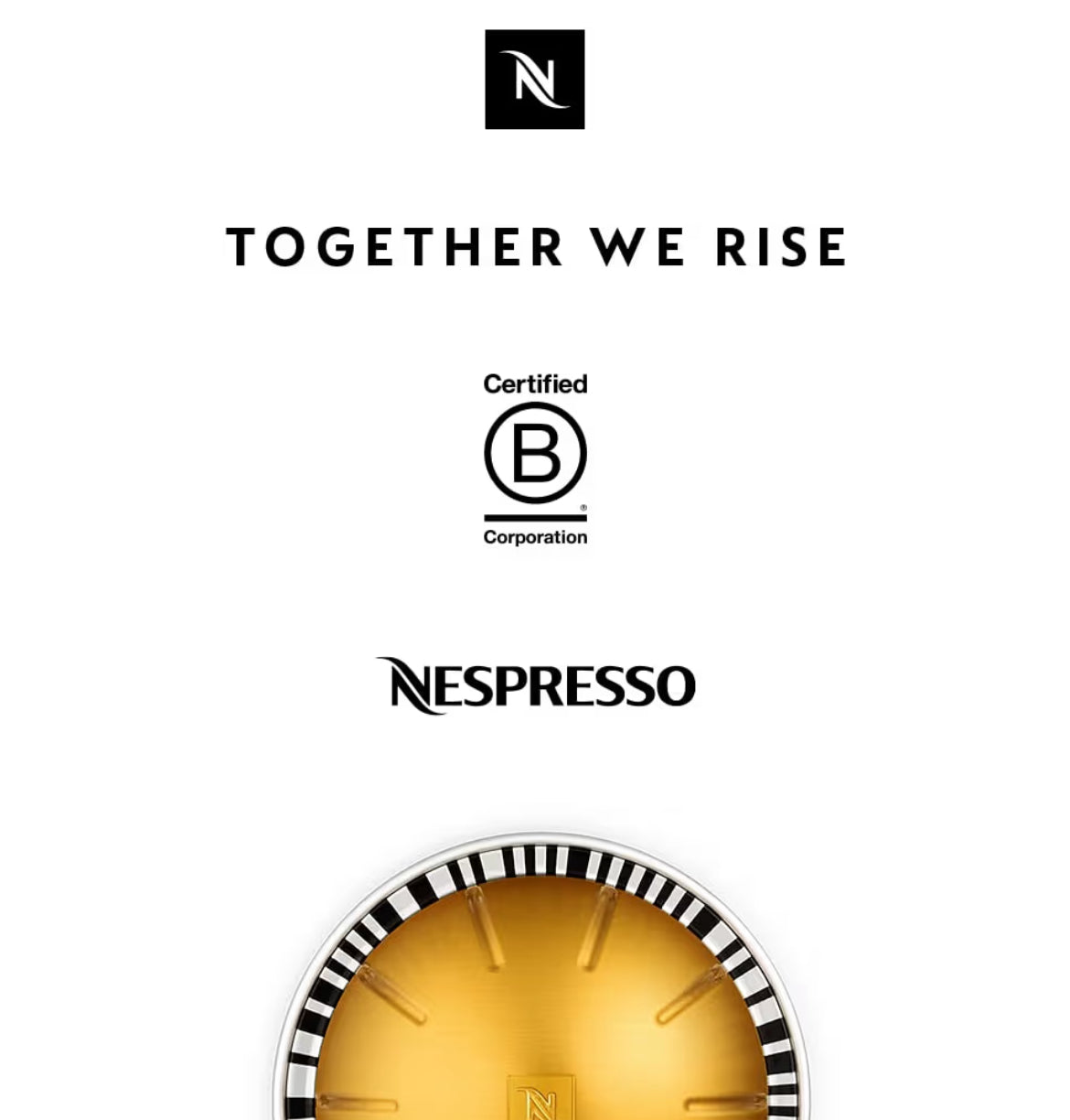 Nespresso Kapsules Vertuo, Dubbele Espresso Scuro, Donkergeroosterde Espressokoffie, Maak 80ml. - 30 Kapsules Koffie