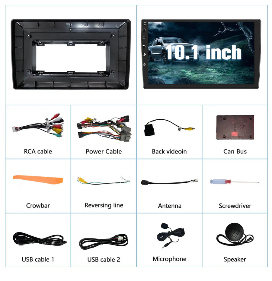 10" Premium Android 13 Car Stereo for Chevy/GMC 2007–2013 Wireless CarPlay, Android Auto & HD Backup Camera