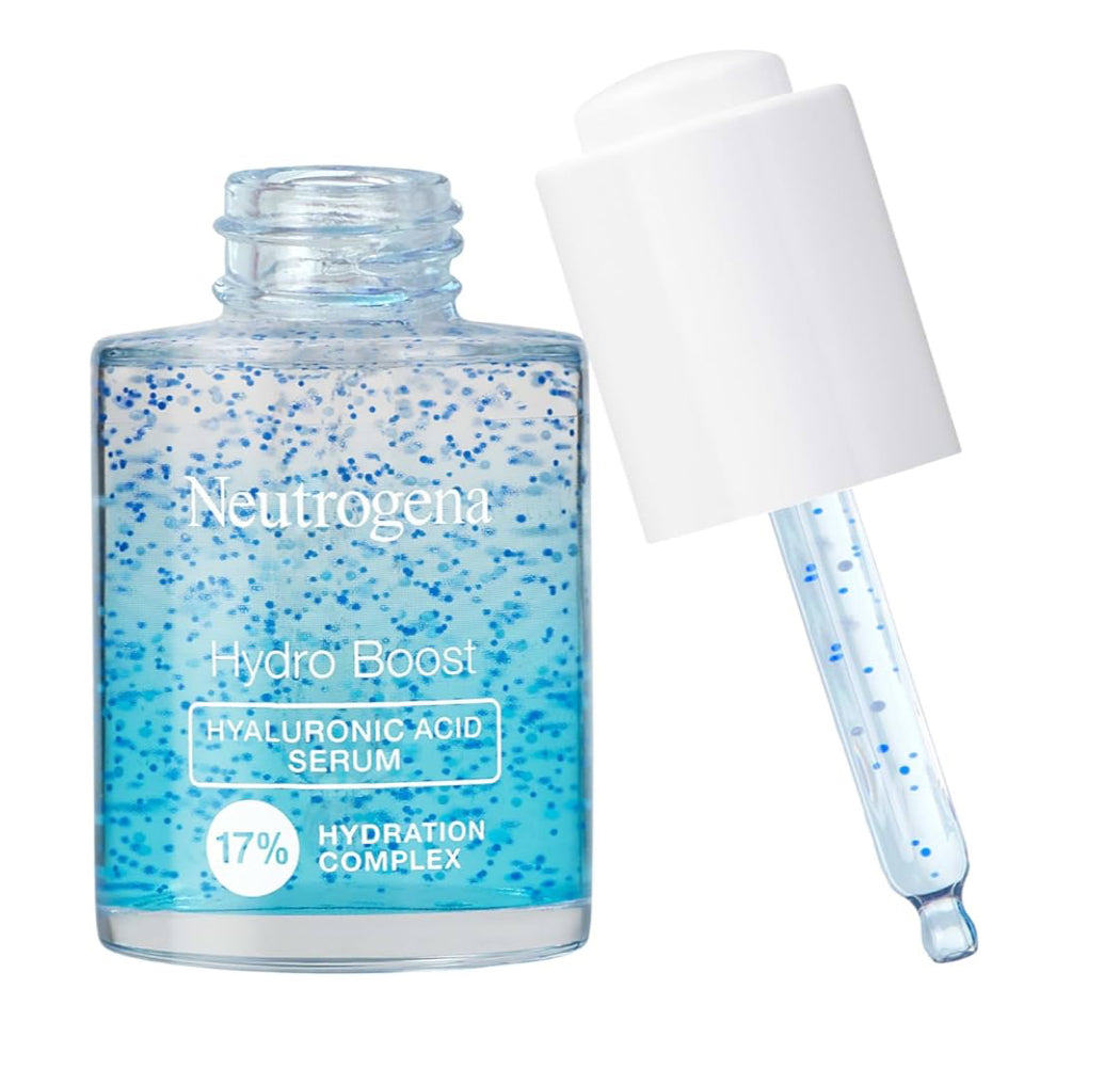 Neutrogena Hydro Boost Hialuroonsuur Serum - met Pro-vitamien B5 & Glycerien met 24-uur gewiglose hidrasie (1 fl. oz.)