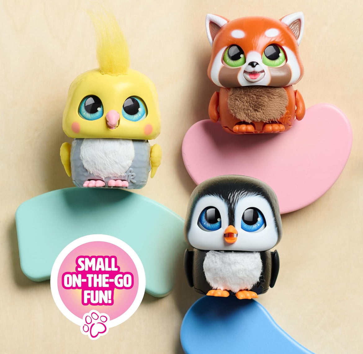 Just Play furReal Handfuls Shy The Red Panda, 3.5 Inch Interactive Toy, for Boys and Girls, Ages 4 and Up