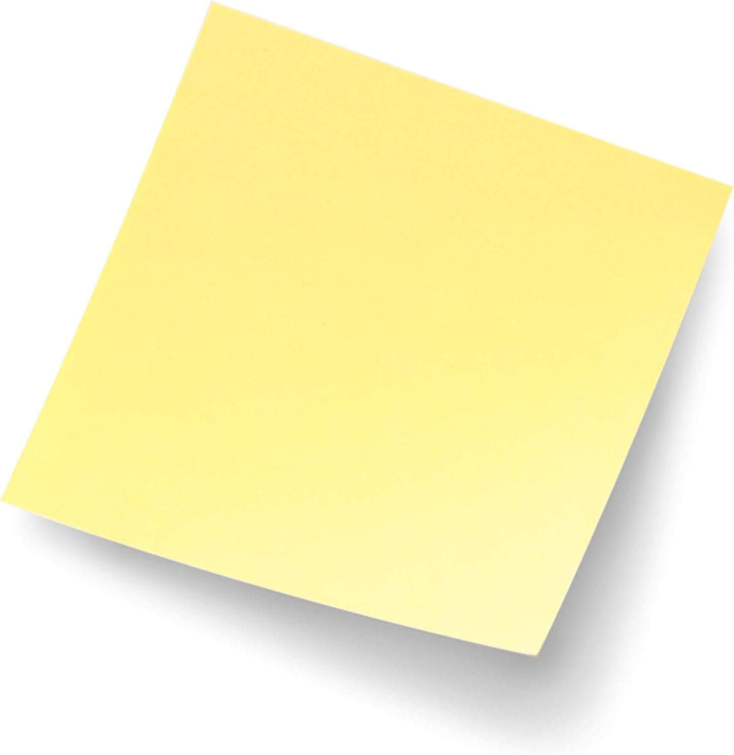 Post-it Notes, 3 in x 3 in, 4 Sticky Notes Pads, 50 Sheets per Pad - Iconic Canary Yellow Note (Pack of 3)