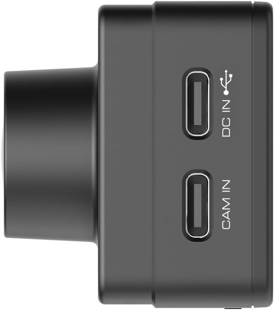 KENWOOD DRV-A510WDP Dash Cam Voorkant en Agterkant met GPS, Vol-HD Dash-kamera vir Motors, Vragmotors en RV's, Bluetooth- en WiFi-ondersteuning, Lusopname, G-sensor, Bewegingsbespeuring