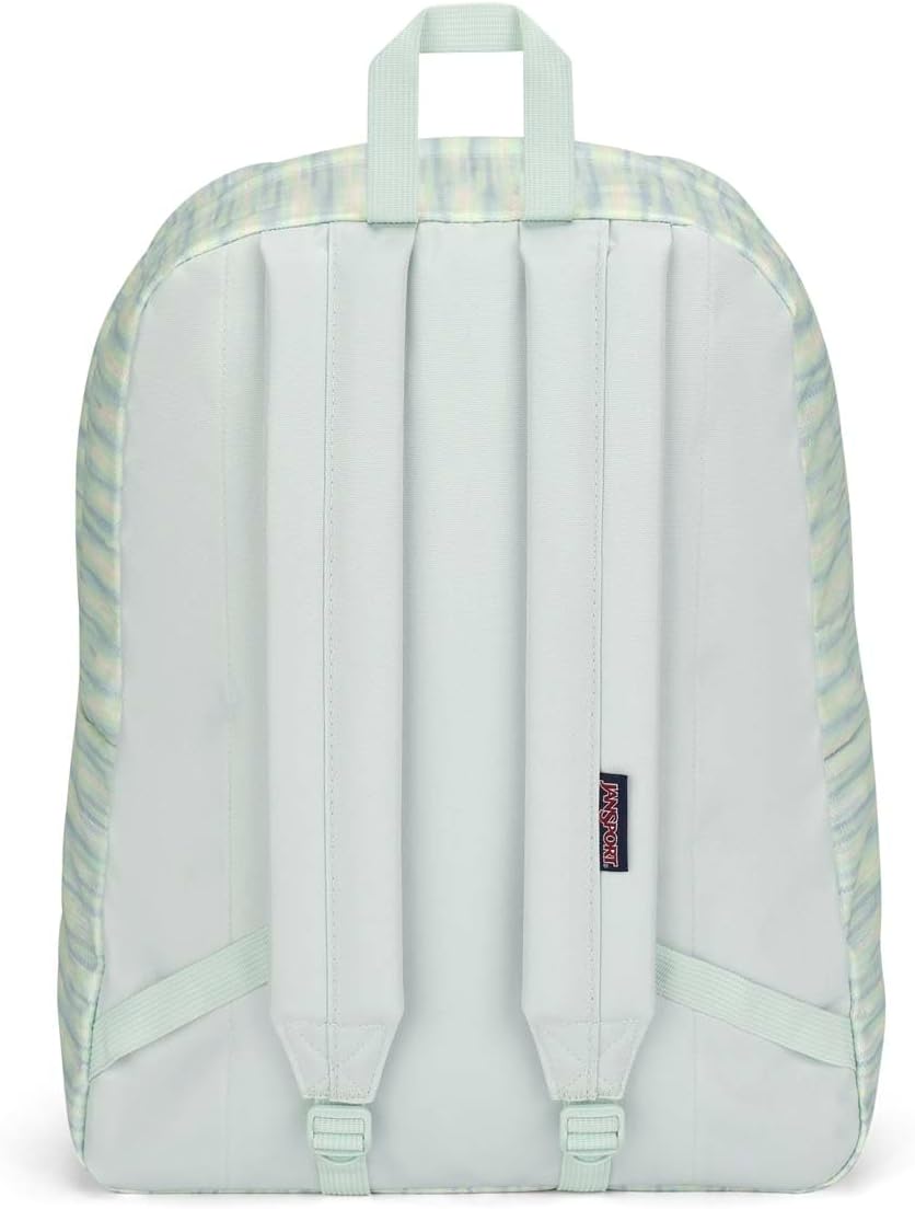 JanSport SuperBreak One Backpacks - Durable, Lightweight Bag with 1 Main Compartment, Front Utility Pocket with Built-in Organizer - Premium Backpack - 70S Space Dye Fresh Mint