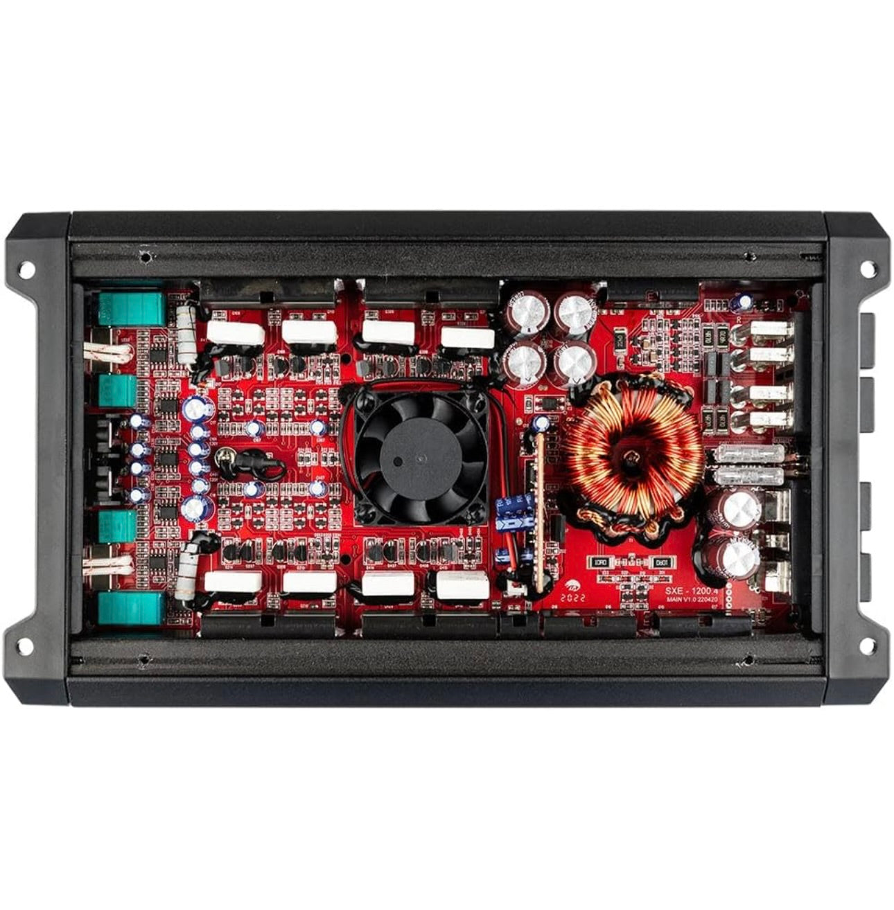 DS18 SXE-1200.4/BK Car Amplifier Stereo Full-Range Class A/B 4-Channel - NEW