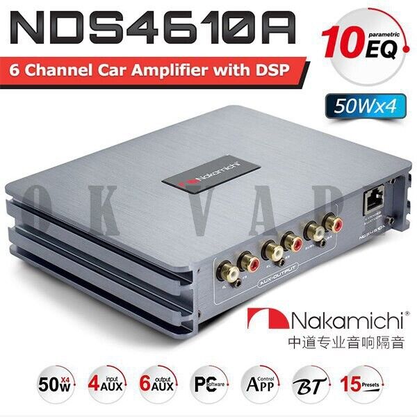 Nakamichi NDS4610A 6 Channel DSP Car Audio High Quality Digital Signal Processor
