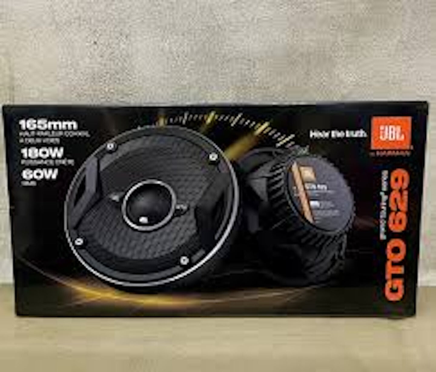 NEW GTO SERIES 6-1/2 Inches 2-Way Coaxial Car Audio Speakers - 1 Pair - NEW