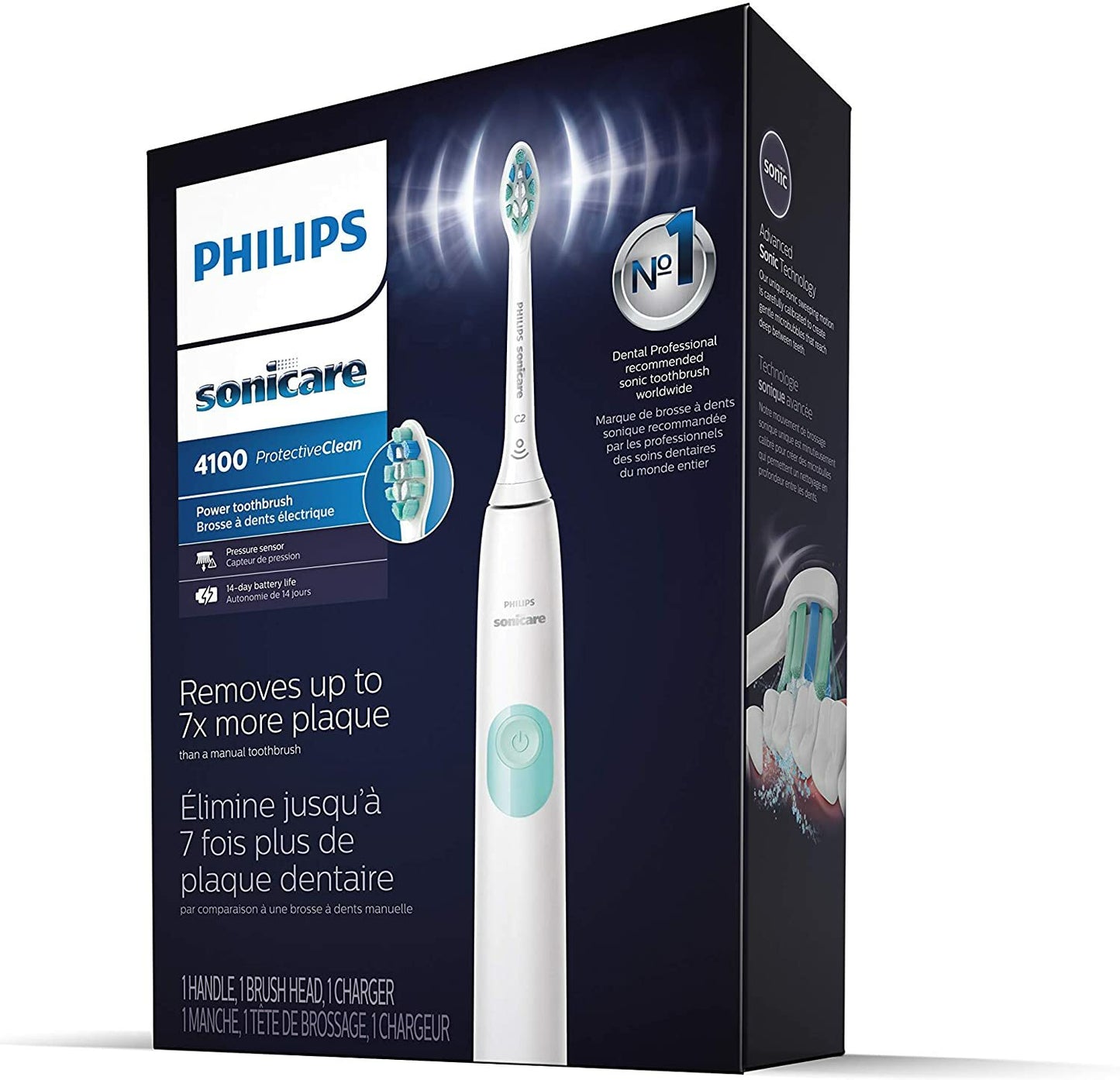 Philips Sonicare ProtectiveClean 4100 Rechargeable Electric Toothbrush