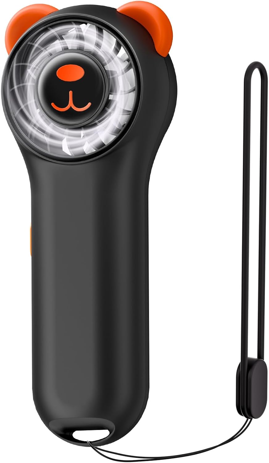 Oulike Beer Mini Draagbare Handwaaier 11000RPM Herlaaibaar - Swart