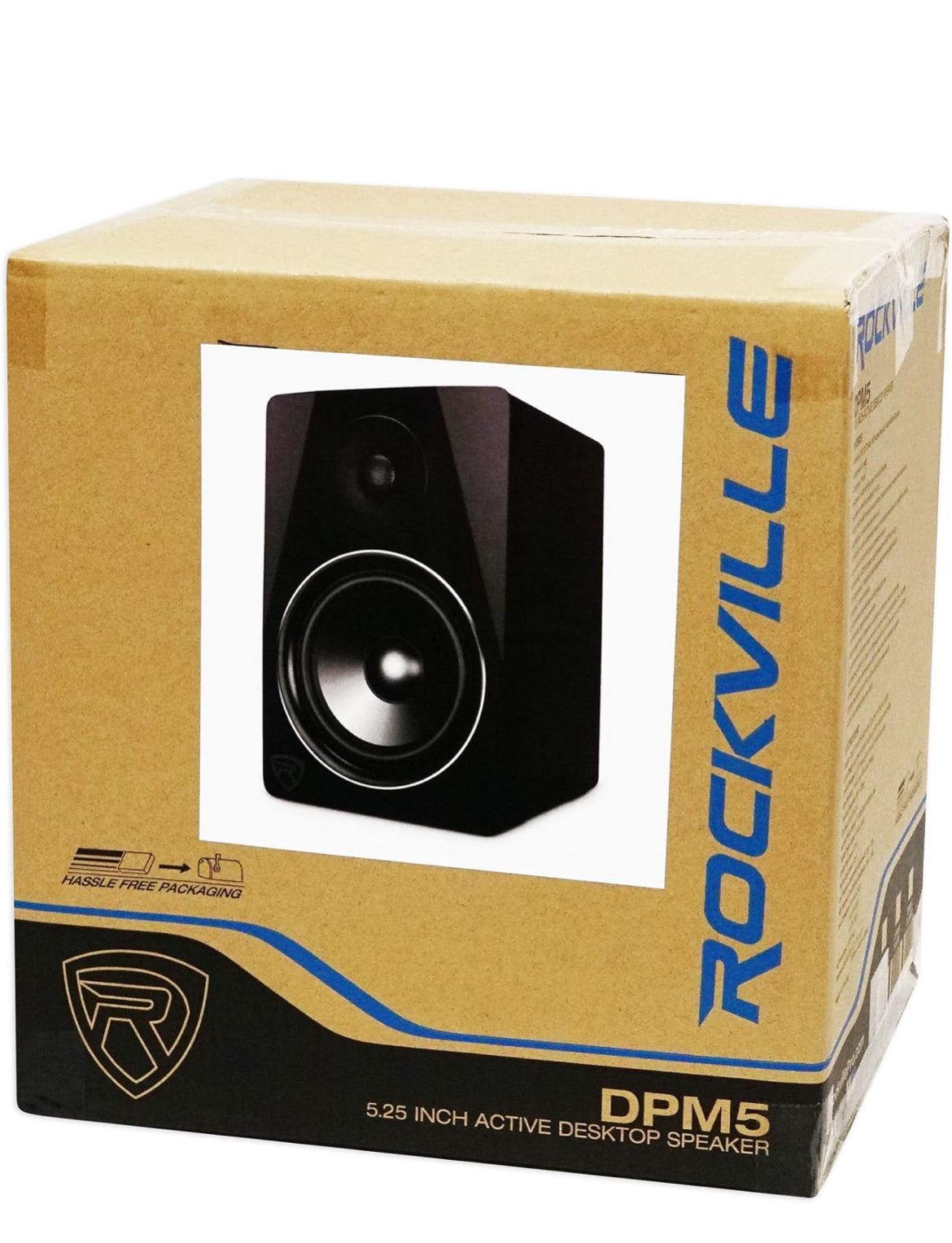 Rockville DPM5B 5.25" 2-Way 150W Black Active/Powered Studio Monitor Speaker