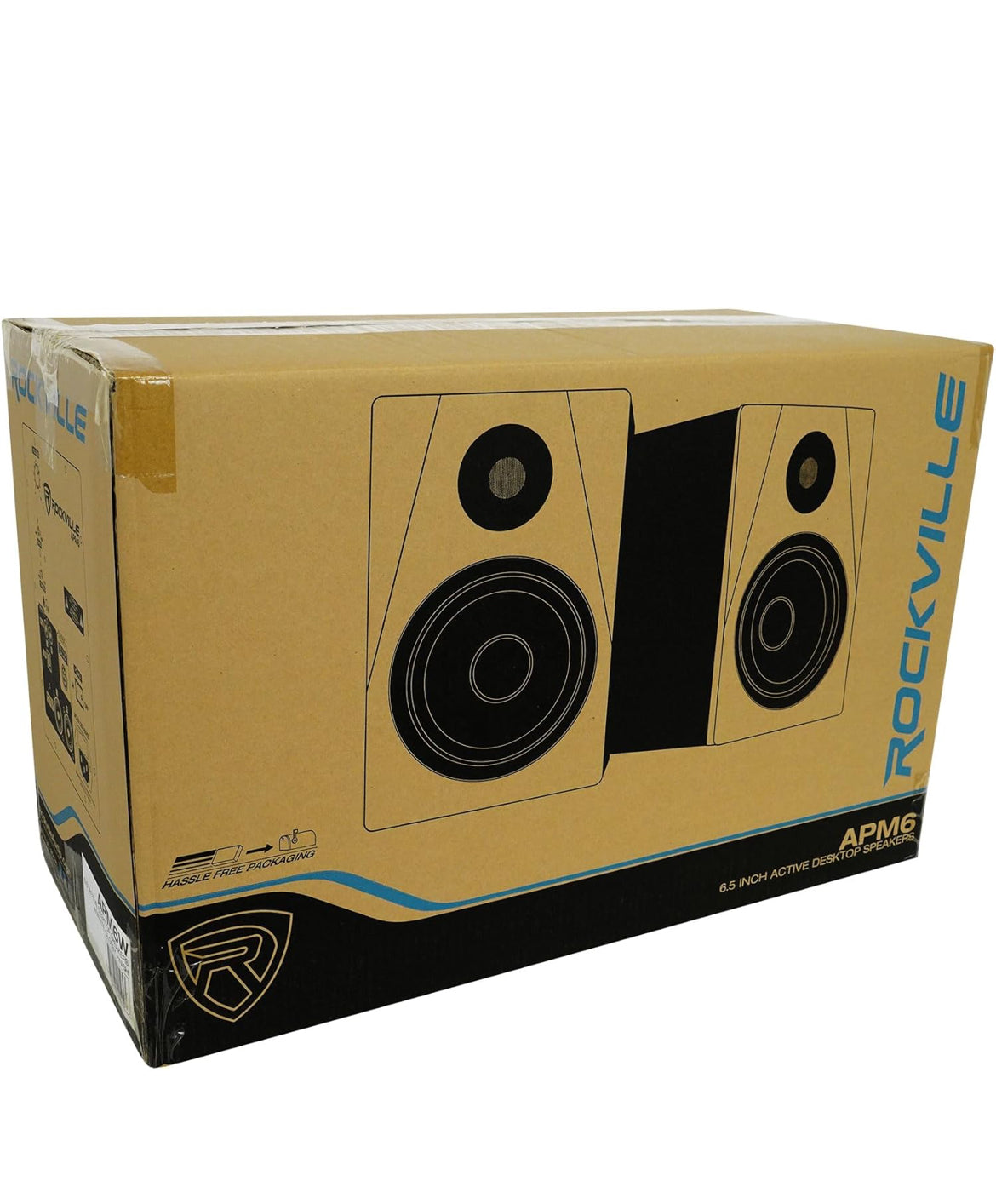 RockvilIe APM6W 6.5" 2-Way 350W Active/Powered USB Studio Monitor Speakers Pair