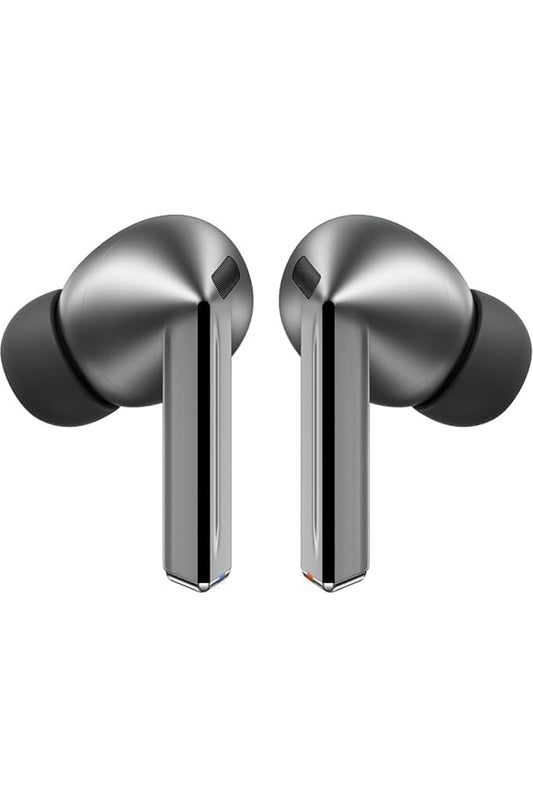SAMSUNG Galaxy Buds 3 Pro AI Ware Draadlose Bluetooth Oorfone, Geraasdemping, Klankoptimering, Intydse Tolk, Herontwerpte Gemaklike Pas Latyns-Amerikaanse Weergawe (Silwer)