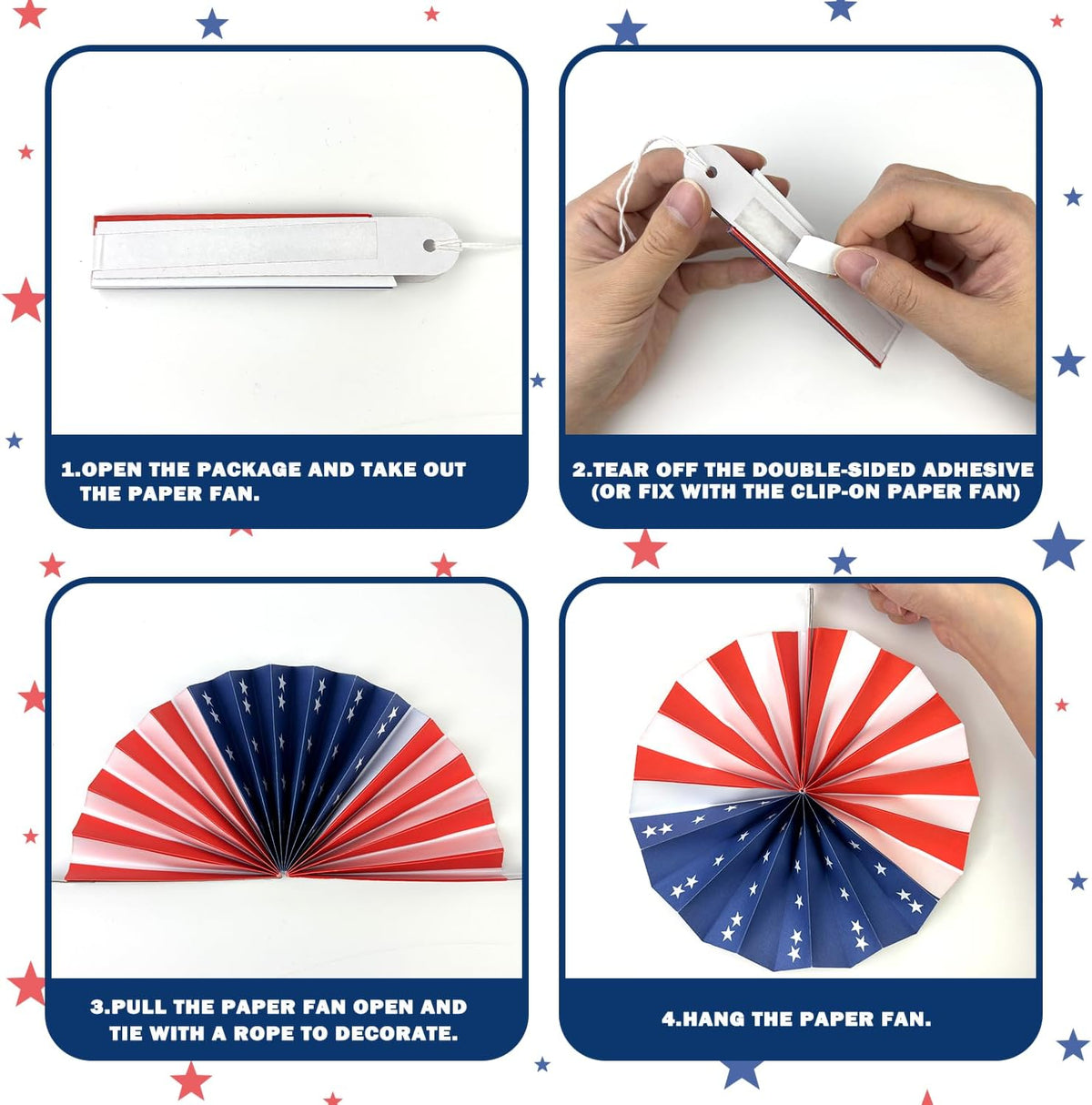 28 PCS Special Decorations, Patriotic Party Supplies for Memorial / Independence Day
