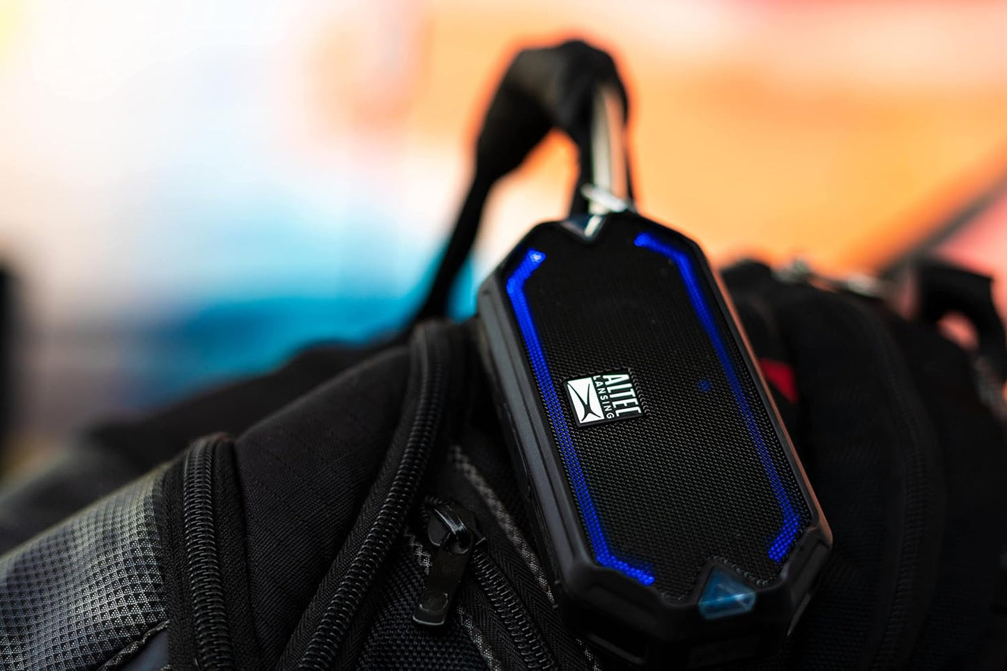 Altec Lansing - HydraMini Draadlose Bluetooth-luidspreker, IP67 Waterdigte USB C Herlaaibare Battery met 6 Uur Speeltyd, Kompak, Skokbestand, Sneeubestand, Allesbestand (Ware Rooi)