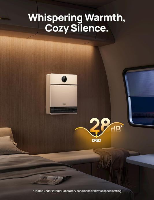 Slim Muurverwarmer, IP24 Elektriese Ruimteverwarmer met ALCI-prop vir Binnenshuise Gebruik, 30° Ossillasie, Verstelbare Termostaat, Afstandbeheer, Werk met Alexa, 24H Tydhouer