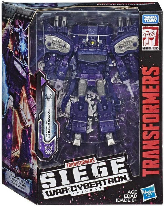 Transformers Generations War for Cybertron: Siege Leader Class Shockwave Action Figure