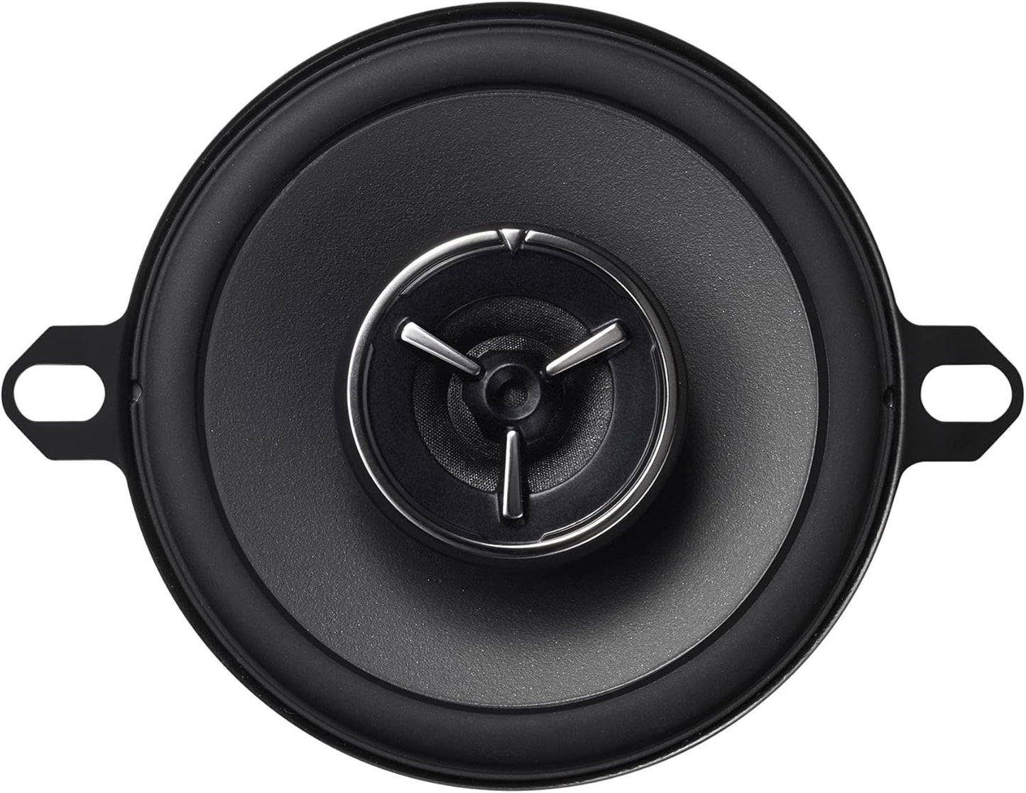 Kenwood eXcelon KFC-X3C 3.5-duim Mid-reeks motorluidspreker met sy-gebalanseerde koepelhoëtweeters vir Chrysler/Toyota/Ander, 120 Watt Maksimum Krag (Paar)