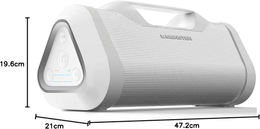 Monster Blaster 3.0 Draagbare Luidspreker, 120W Draadlose Bluetooth Luidspreker, IPX5 Herlaaibare Waterdigte Bluetooth Luidspreker met USB-laai-uitgang en Aux-ingang
