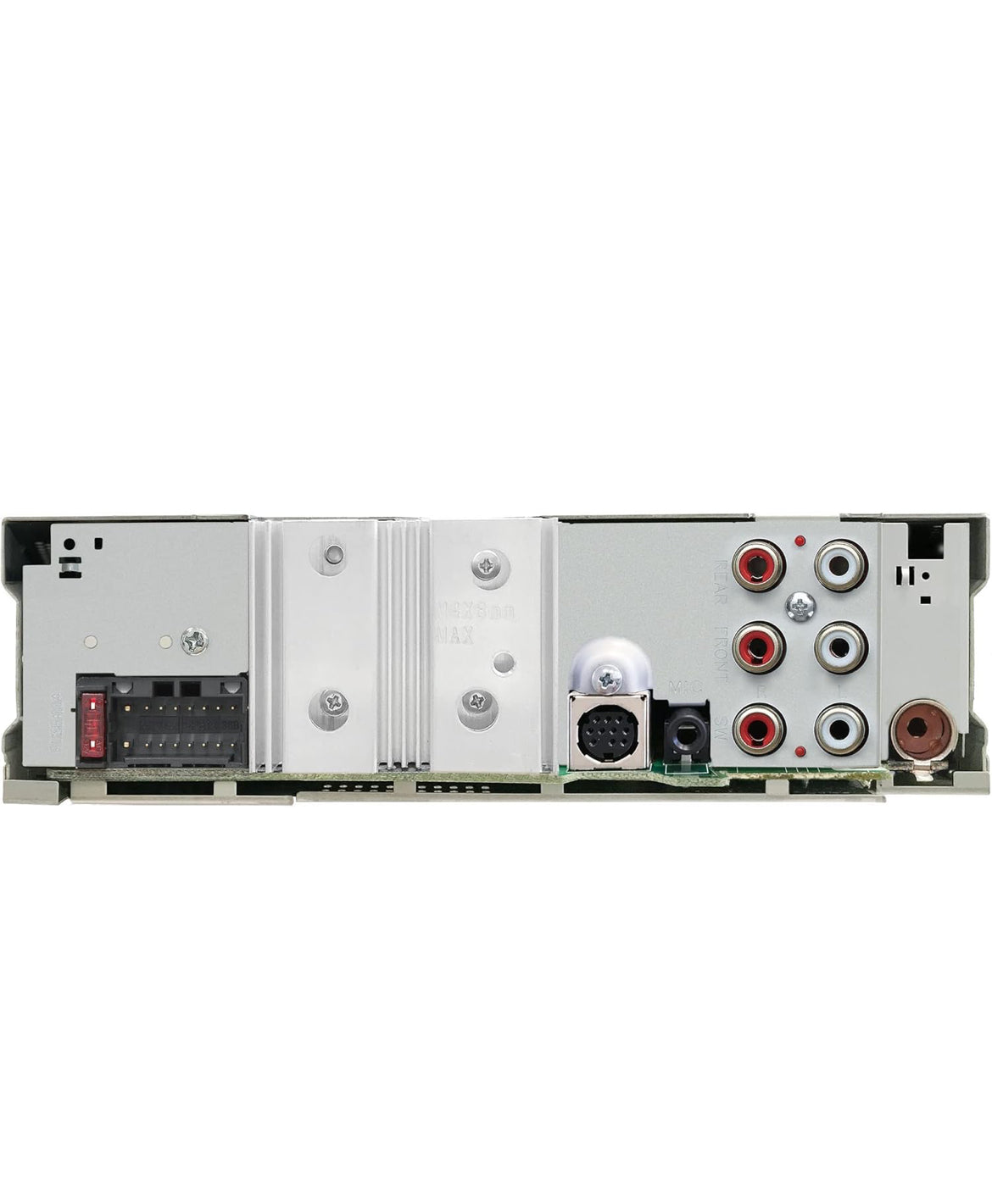 JVC KD-T92MBS Mariene Motorstereo met Bluetooth, Voorste USB, AUX, Amazon Alexa, SirusXM Radio Gereed, Hoëkrag Versterker, Hoëkontras Skerm