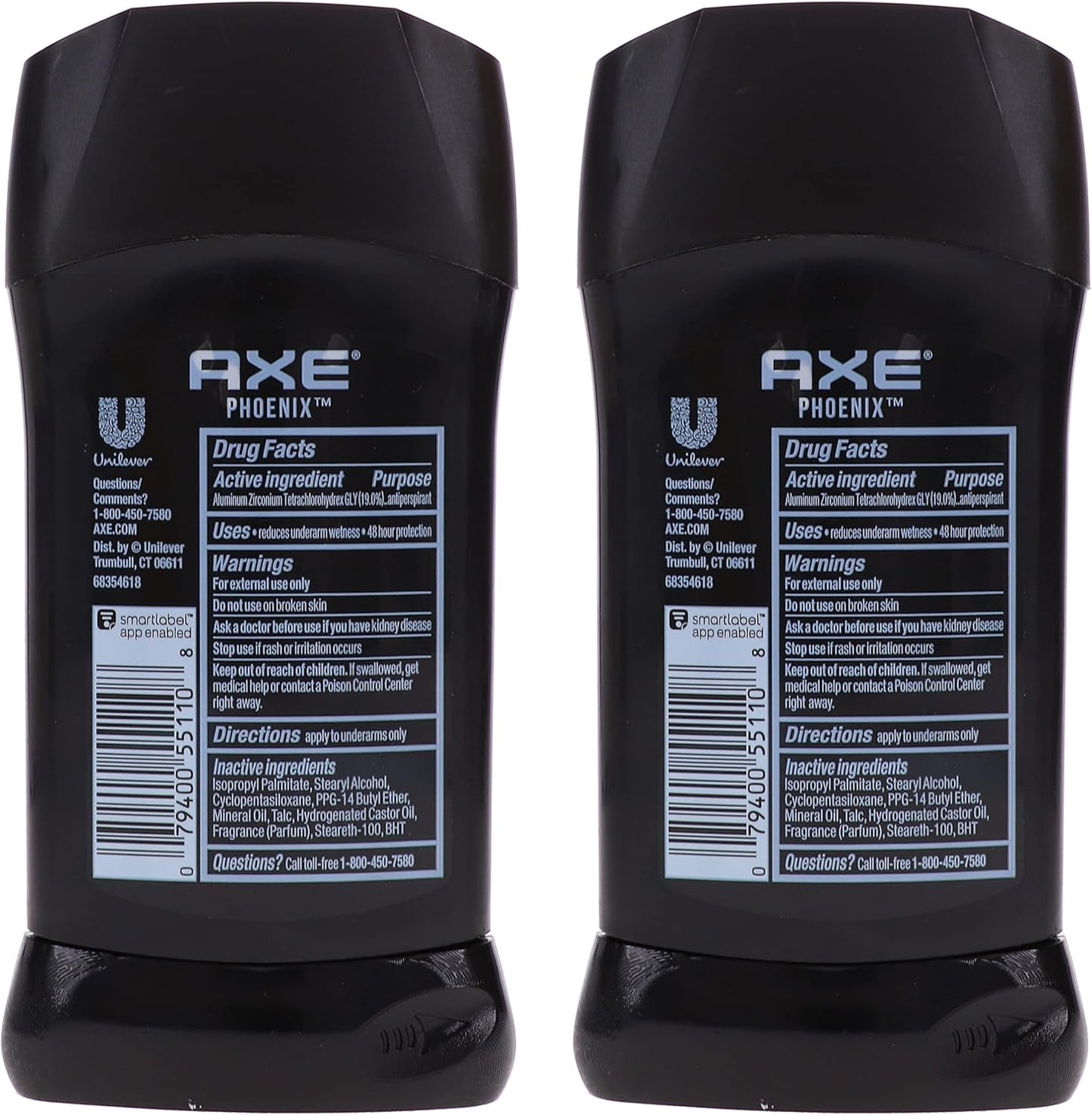 Axe Dry Anti-Perspirant Deodorant Phoenix 48Hr Anti Sweat (Pack of 2)