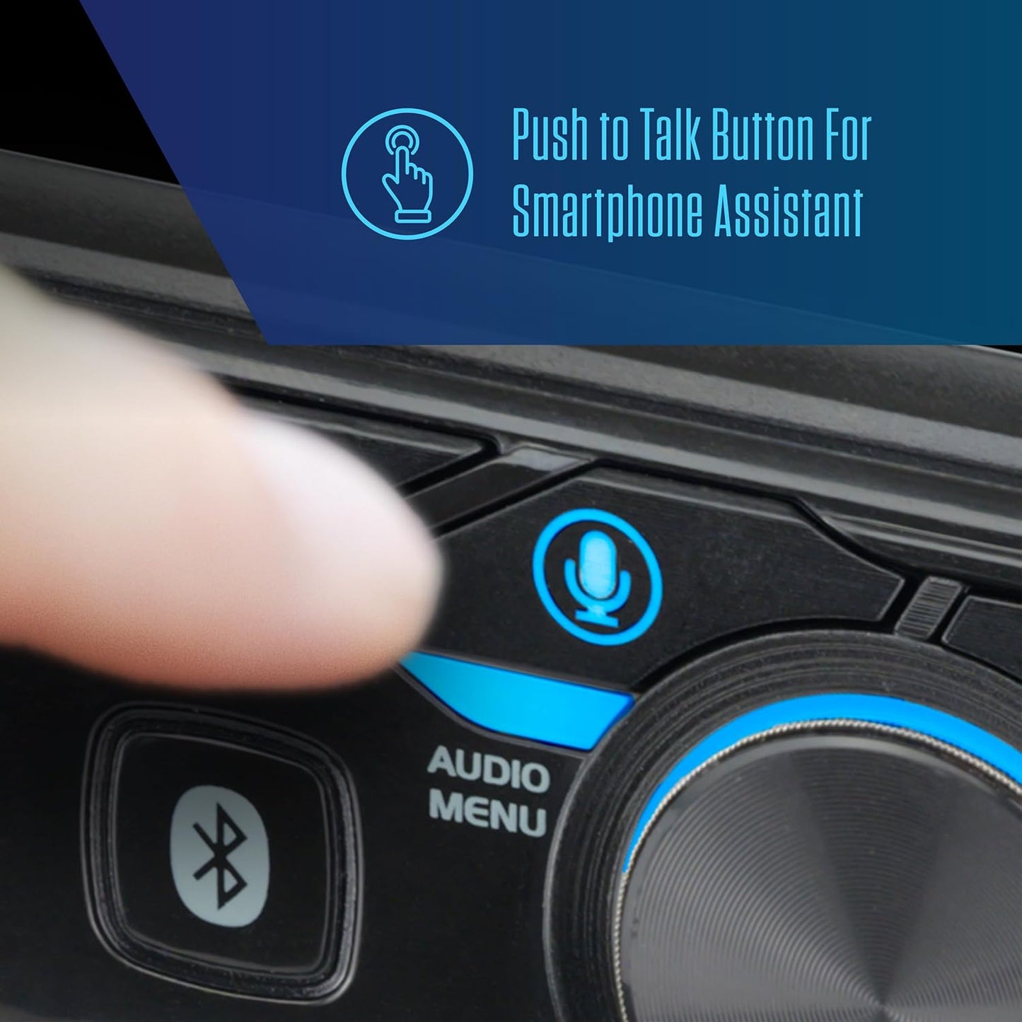 CMR270 7-inch LED Digital Media Touch Screen Double DIN Car Stereo Radio, Backup Camera Input Bluetooth - No CD/DVD