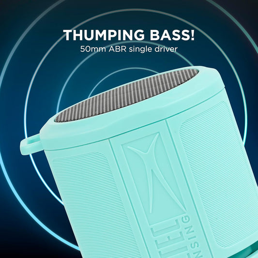Altec Lansing HydraMicro - Waterdigte Bluetooth-luidspreker, Liggewig en Draagbare Luidspreker vir Reis en Buiteluggebruik, Munt