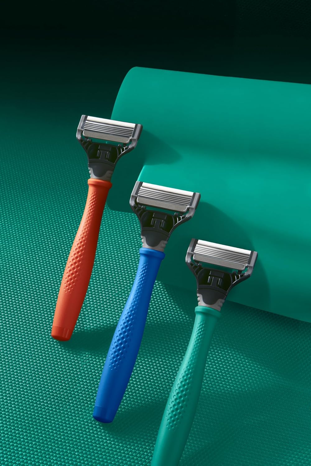 Razor Handle and Blade Cartridge- German Engineered Blades (Indigo Blue)