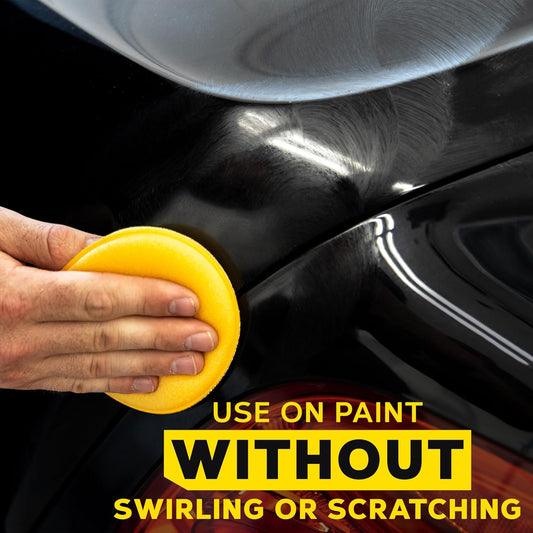 Meguiar's 4" Foam Applicator Pads Ultra-Soft Hand Applicators w/ a Tight-Cell Foam - 4 Pack