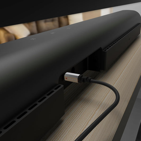 Monster Gen2 Essentials Digitale Optiese Toslink-kabel, Klankbalk Optiese Oudiokabel met Goue Konneksies, 9.8vt