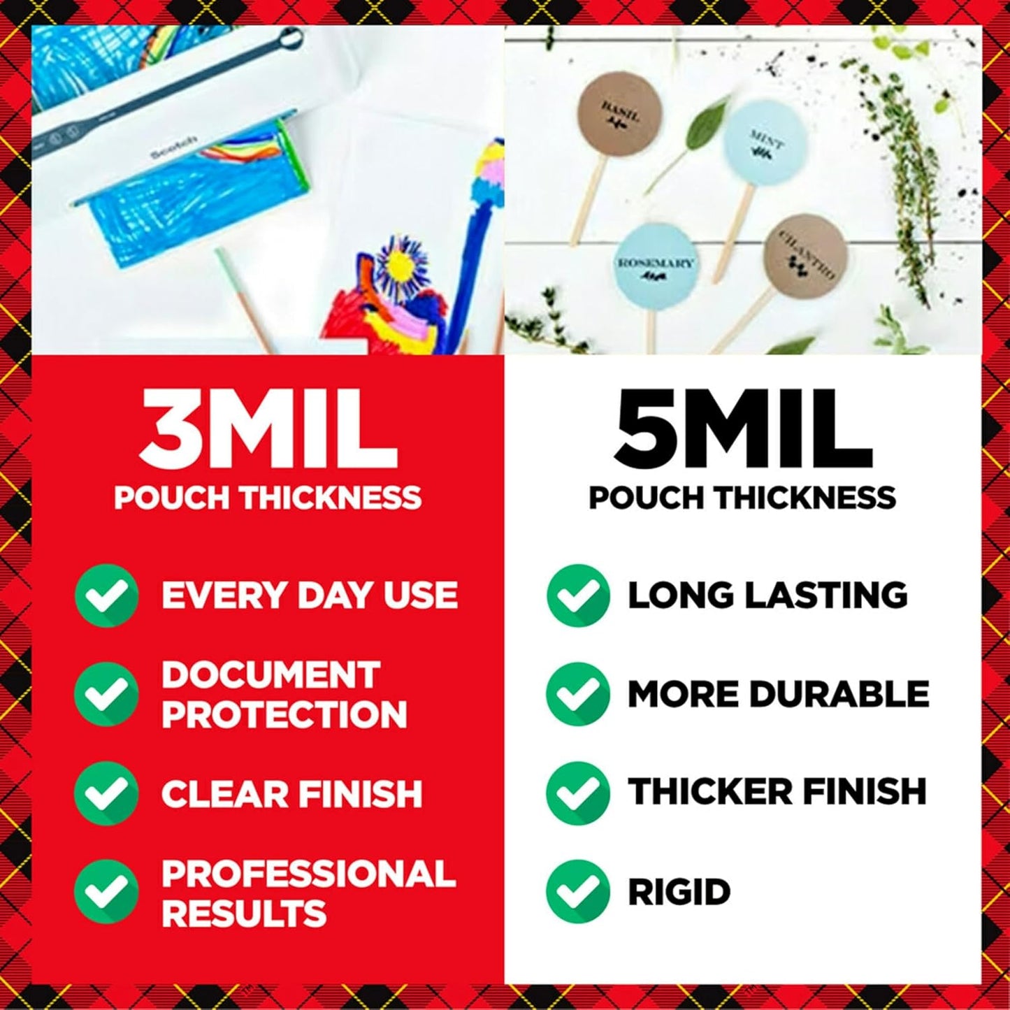 Scotch Thermal Laminating Pouches, 100CT, Clear, 5 mil Office or School Supplies, Fits Letter Size 8.9x11.4 in Paper