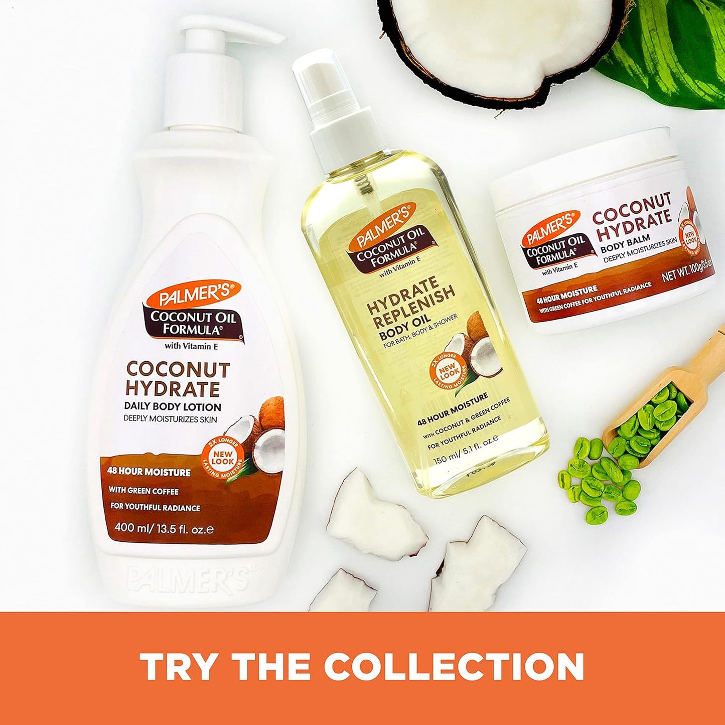 Palmer's Coconut Oil Formula Body Lotion for Dry Skin,Moisturizer w/ Green Coffee Extract & Vitamin E - (3.5 Fl Oz )