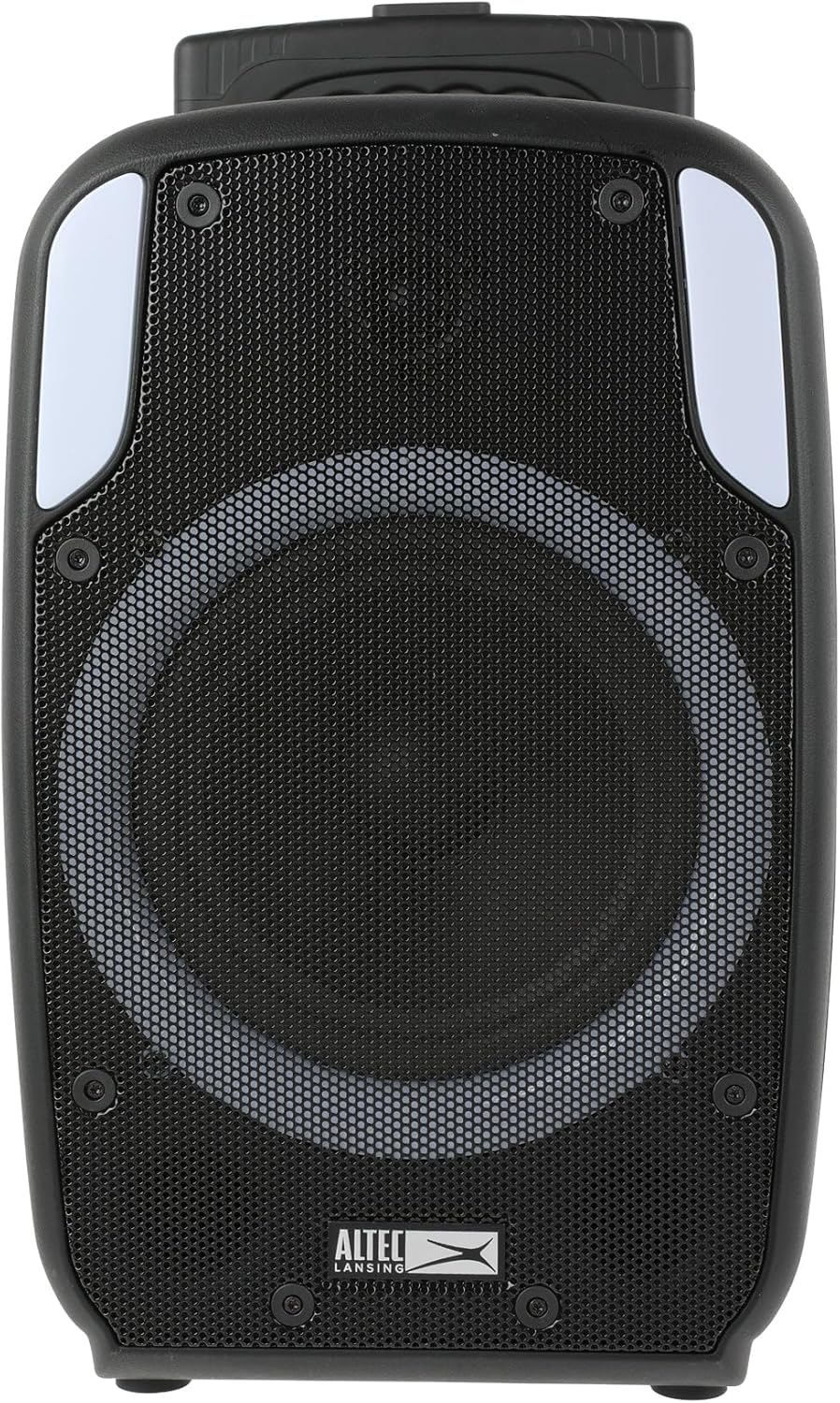 Altec Lansing SoundRover 50 Draadlose Bluetooth-luidspreker met Multi-lig-LED-ligte, Draagbaar met Mikrofooninvoer, Boombox-handvatsel, DJ-luidspreker met 6 uur battery en Ware Draadlose Paring
