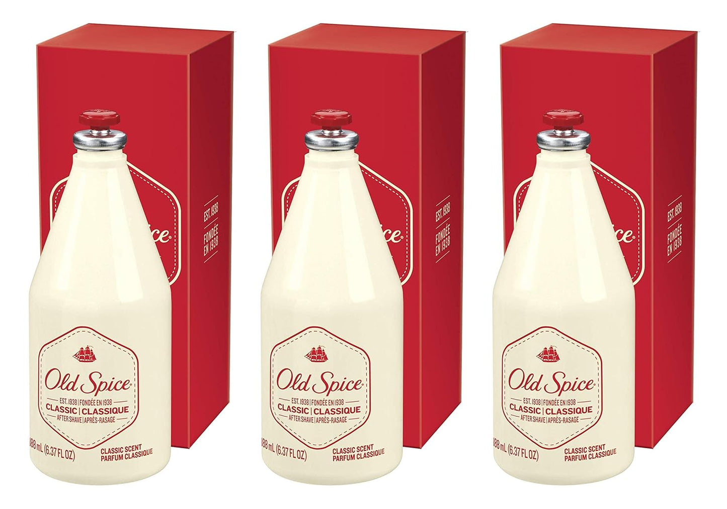 Old Spice Classic After Shave 6.37 oz (Pack of 3)