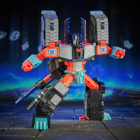 Transformers Age of the Primes Megazarak, Leader Class 7.5-Inch Converting Action Figure, Robot Toys ( Ages 8+)