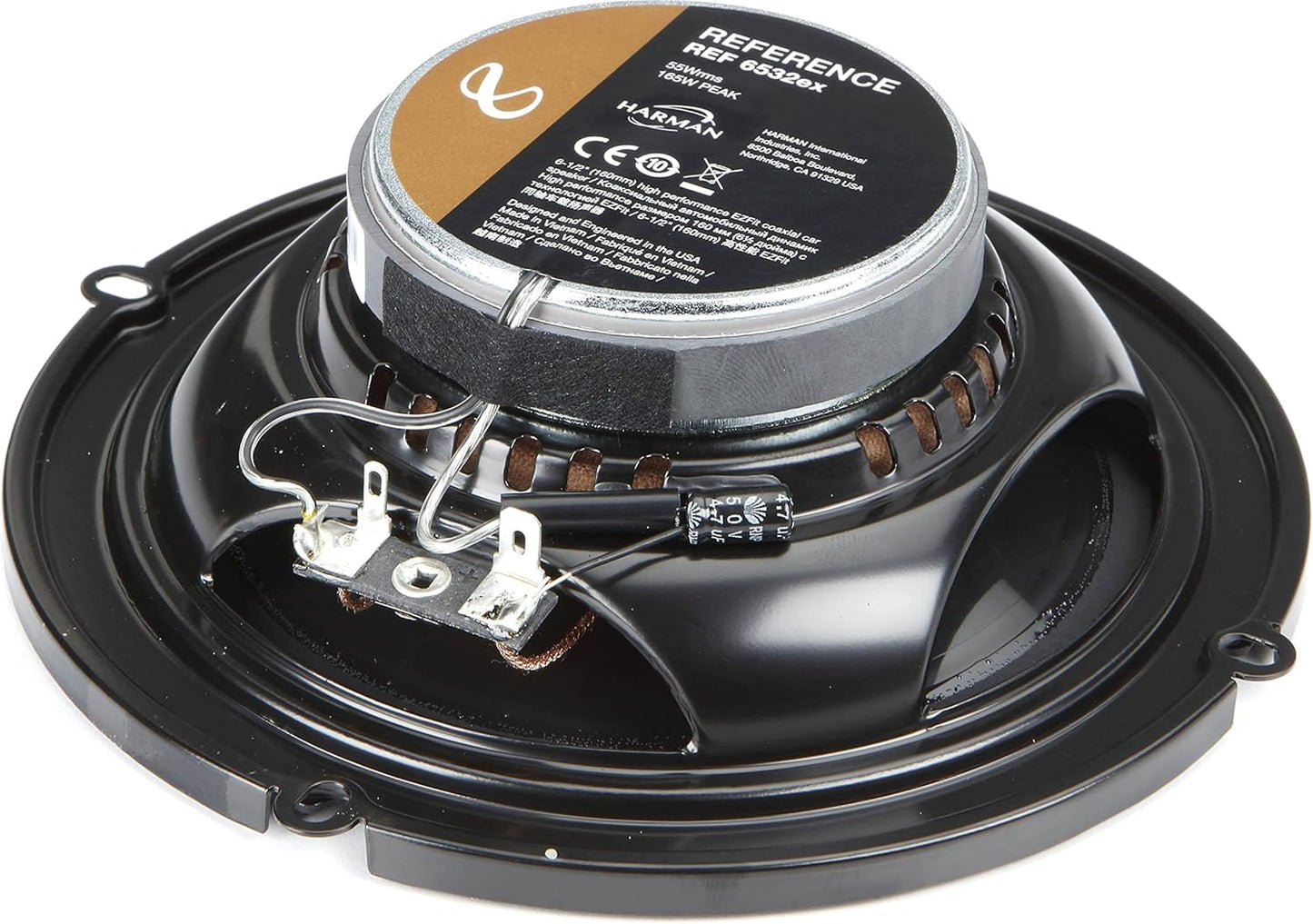 Infinity REF Series Shallow-Mount 6-1/2 Inch Coaxial Car Speakers