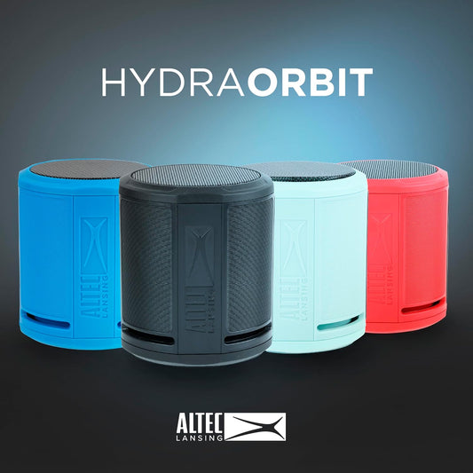 Altec Lansing HydraOrbit - Waterdigte Bluetooth-luidspreker, Liggewig en Draagbare Luidspreker vir Reis- en Buiteluggebruik, Koninklike Blou