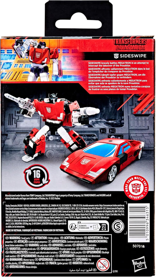 Transformers Studio Series Devastation Sideswipe Action Figure