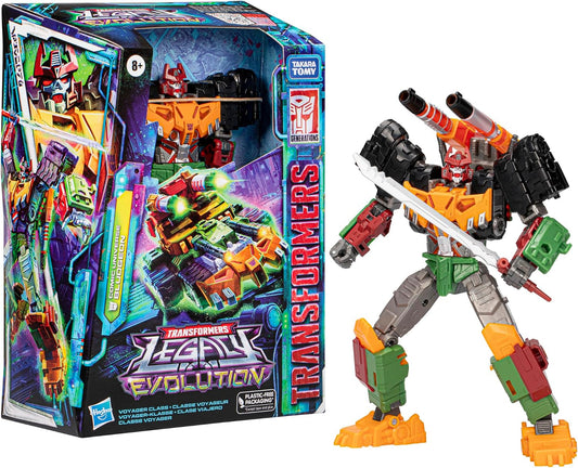 Transformers Toys Legacy Evolution Voyager Class Comic Universe Bludgeon Toy, 7-inch, Action Figure -(Ages 8 and Up)
