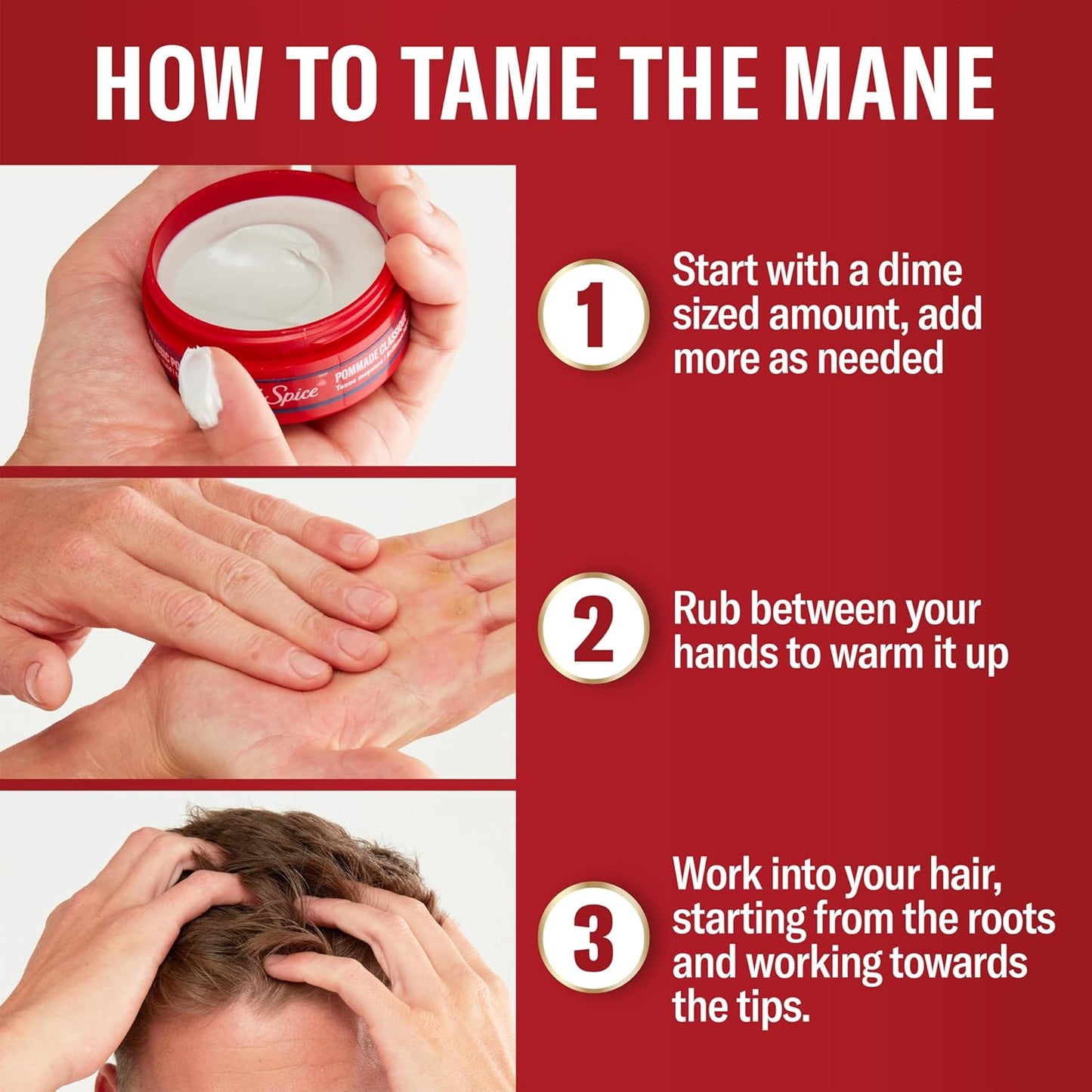 Old Spice Hair Pomade for Men, Medium Hold, Low Shine, Hair Styling (Twin Pack)