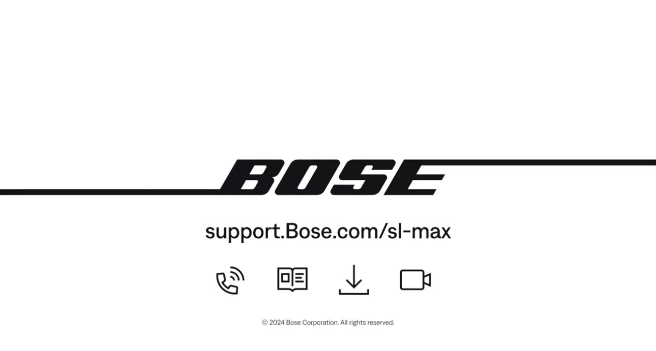 Bose SoundLink Max Rope Handle, Black/Carbon Blue - NEW