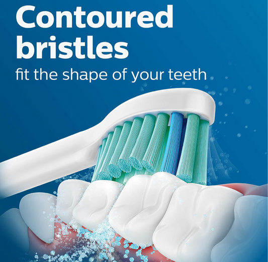 Philips Sonicare Oorspronklike SimplyClean Vervangings-tandeborselkoppe, 5 Borselkoppe, Wit, HX6015/03
