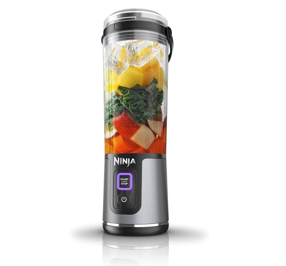 Ninja BC151BK Blast Portable Blender, Cordless, 18oz. Vessel, Personal Blender-for Shakes & Smoothies - Black