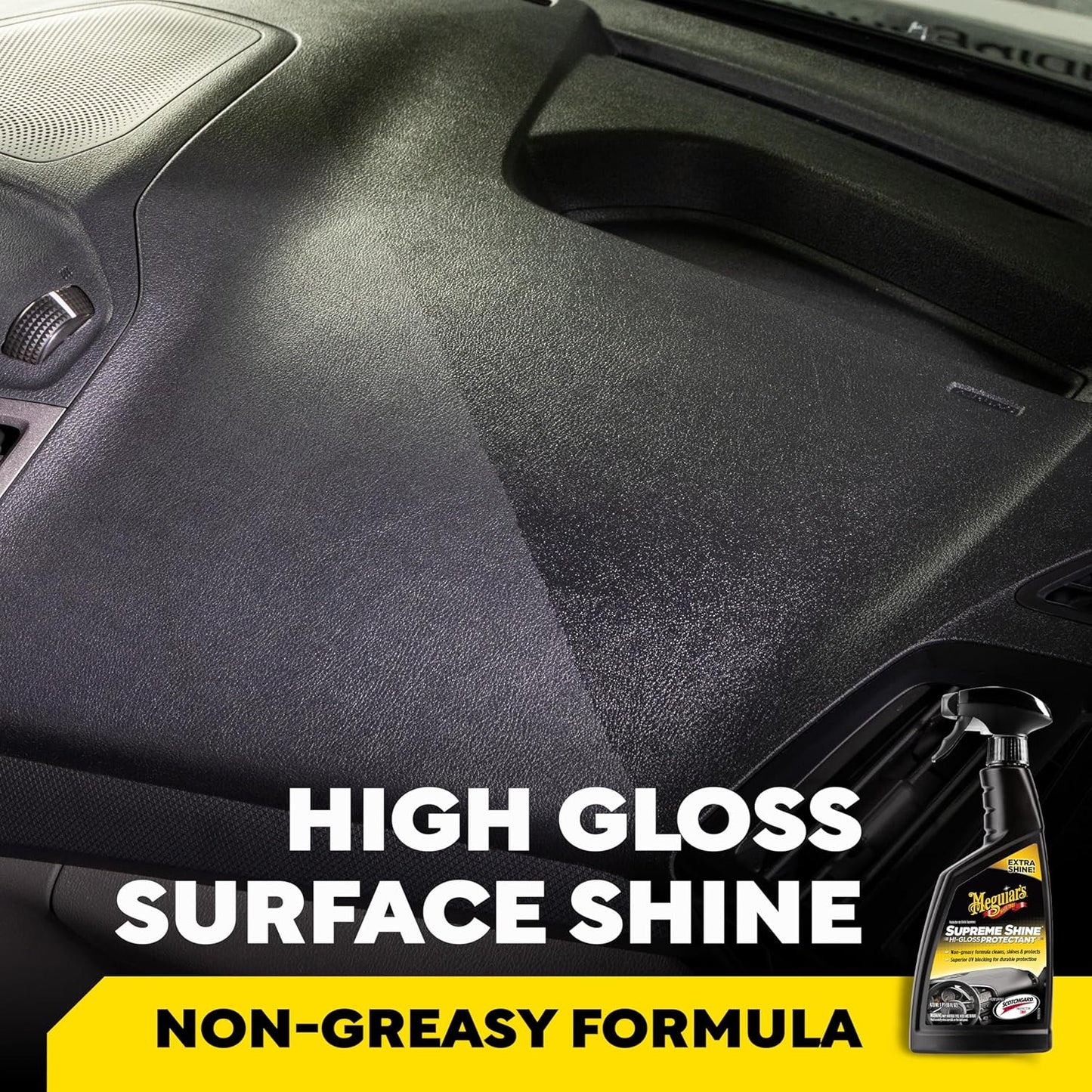 Meguiar's G4016 Supreme Shine Protectant (16 Oz) Kar Binnekant Skoonmaker/Beskermer vir UV-strale