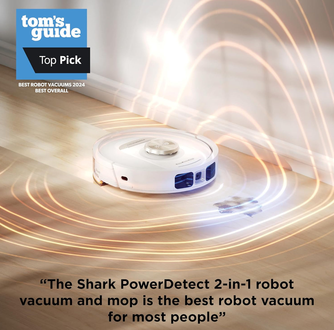 Shark Robot Vacuum & Mop Combo, PowerDetect NeverTouch Pro, Self-Emptying - NEW