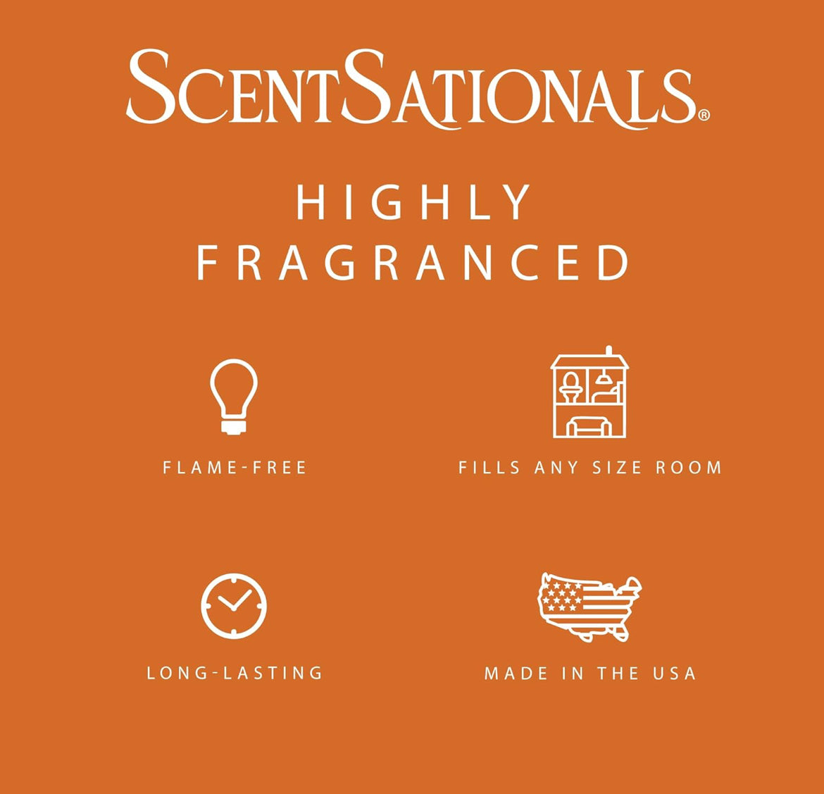 Scentsationals Fall Wax Melts Long Lasting, Strong Scent Melts - Pumpkin Spice W/ Apple Muffins, Marshmallow, and Caramel (PACK OF 4)
