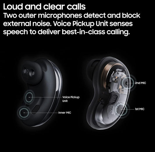 SAMSUNG Galaxy Buds Live Ware Koordlose Oordopjes Amerikaanse Weergawe Aktiewe Geraaskansellasie Koordlose Laaikassie Ingesluit - Mistieke Swart